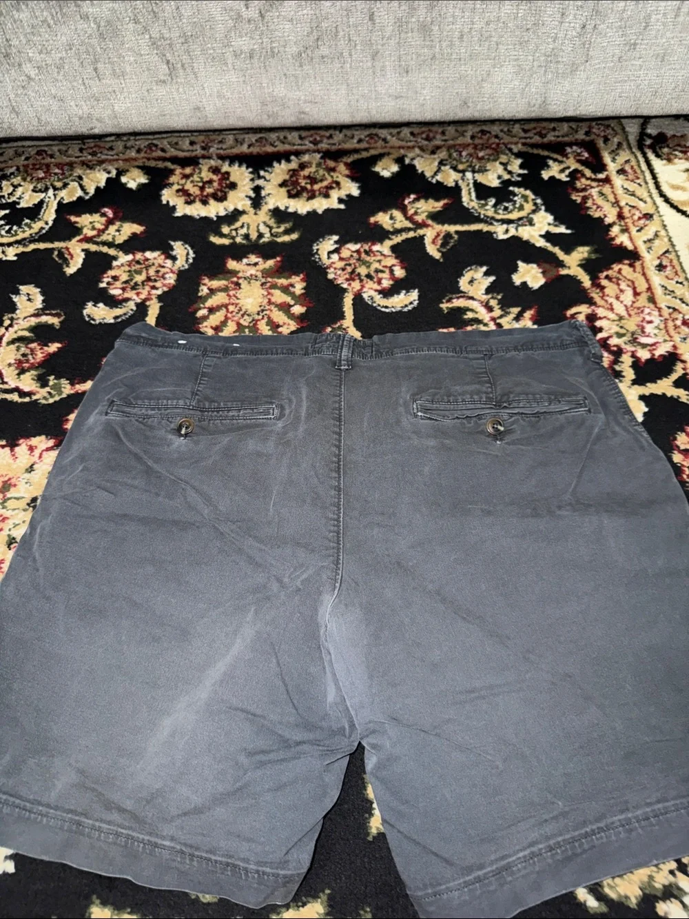 Men's Casual Black Cotton Shorts
